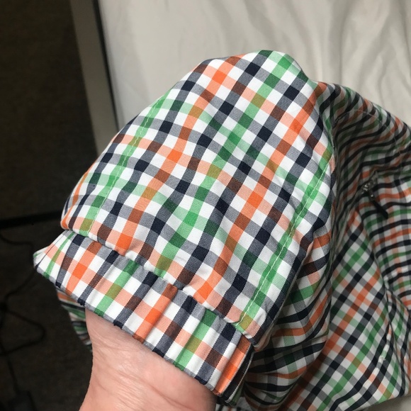 Multicolor Checkered Half-Zip Windbreaker Jacket--Lightweight, Mesh Lined - Picture 10 of 14